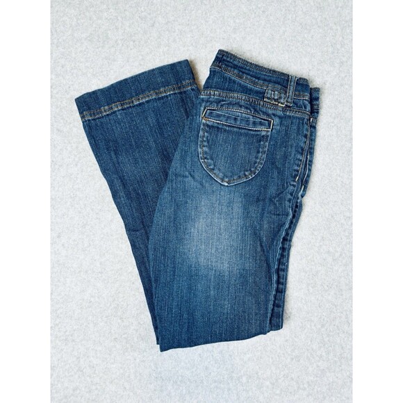 Blue Epic Women’s Jeans Denim - Wide Leg Flare Boho Hippie Dark Wash Size 6 - Picture 1 of 13